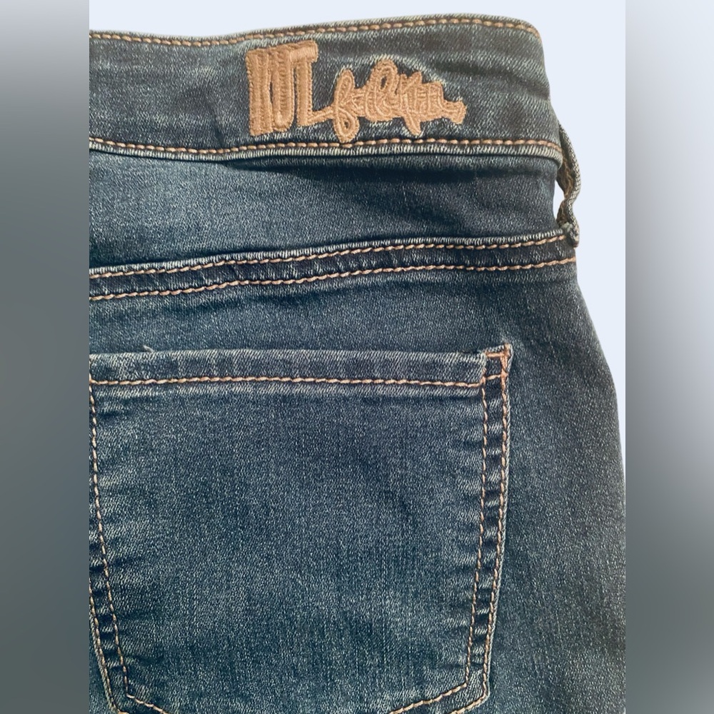 Kut From The Kloth Jeans 4 Viv Toothpick Skinny Mid Rise Medium Wash Stretch - Picture 6 of 9